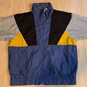 vintage 90s Y2K Windbreaker jacket men xl